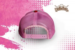 Czapka Wild Bill - Trucker
różowa, damska